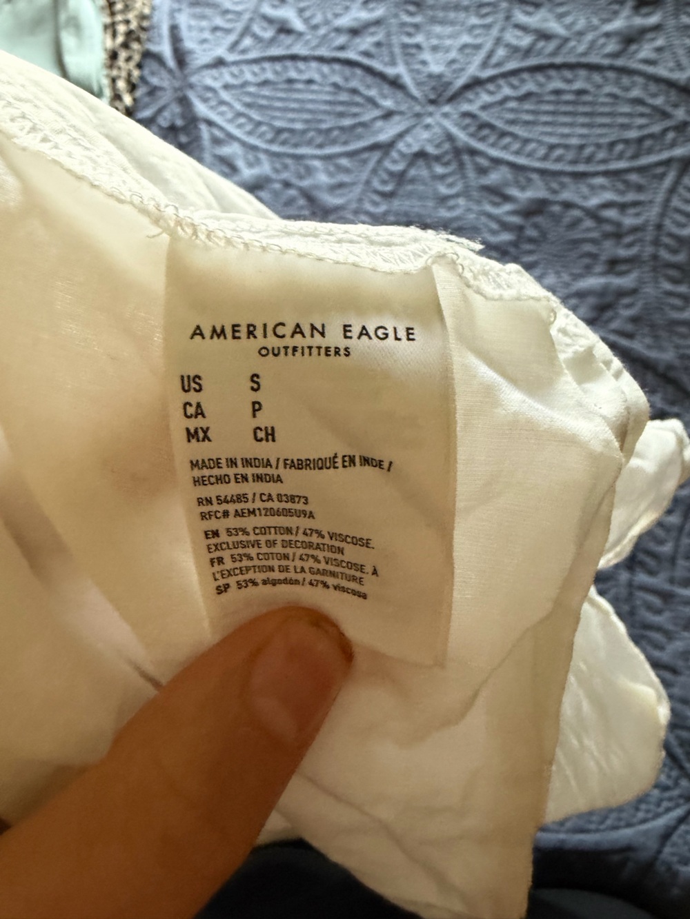 American Eagle Outfitters White Lace-Trim Camisole - Picture 5 of 5